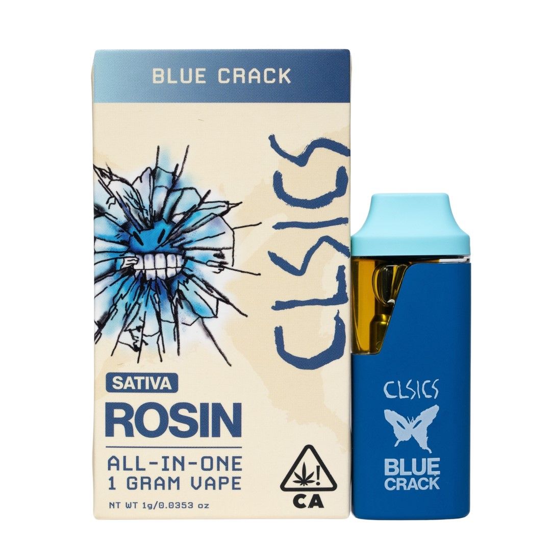 CLSICS Live Rosin AIO Vape Blue Crack 1g