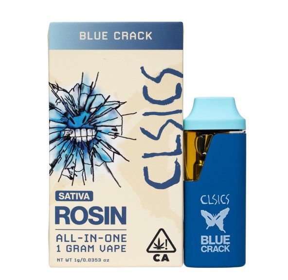 CLSICS Live Rosin AIO Vape Blue Crack 1g