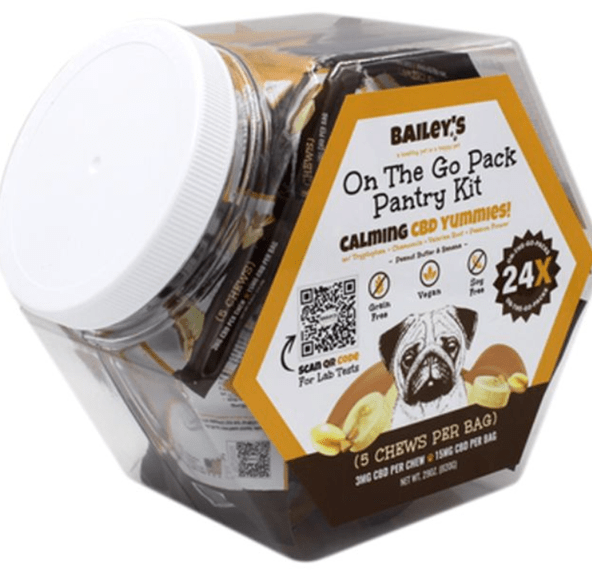 BAILEYS ON THE GO- CALMING PB BANANA YUMMIES 5PC