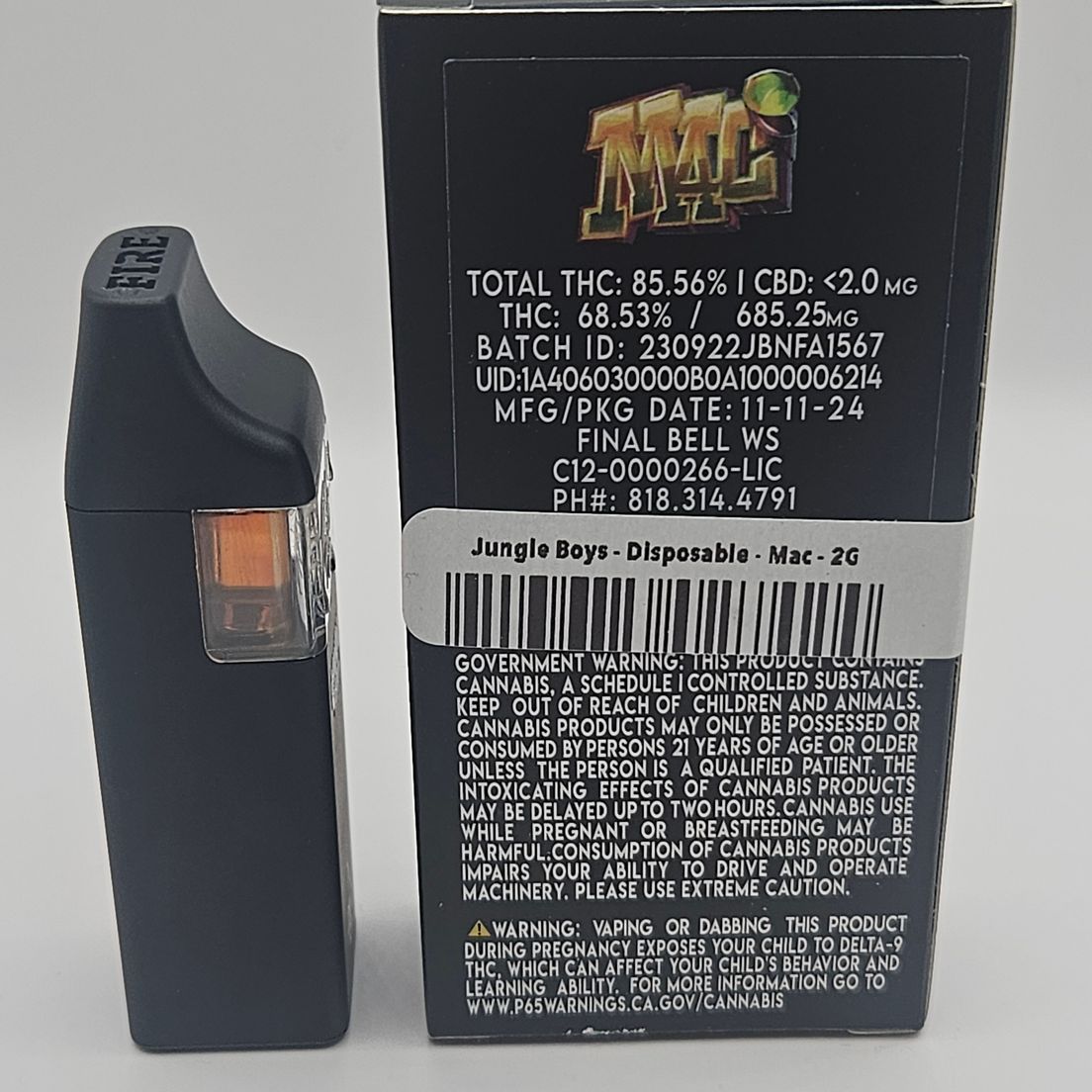 elfbar elfa master akku Jungle Boys | Coma - 1g Flavor Cartridge main image 1