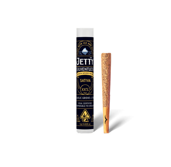 Jetty Solventless Infused Pre-roll Garlic Grove x TCB 1g