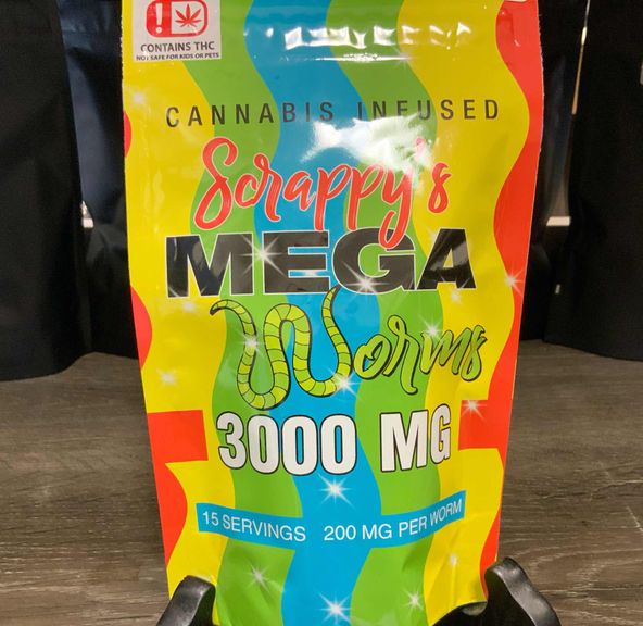 Scrappy Mega Worms 3000mg