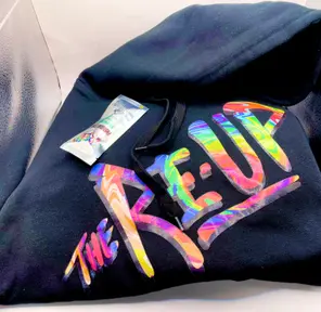 PRE-ORDER ONLY Deal! $29 (SMALL) Black Tie Dye Hoodie - The Re-Up + Preroll *Disclaimer*