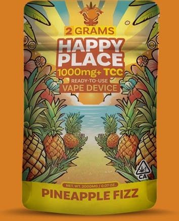 Happy Place - 2 Gram ALL-IN-ONE - Pineapple Fizz
