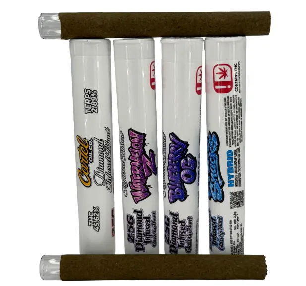 Cartel Oil Co - Diamond Infused Blunt 2.5g - Indica - Watermelon Z