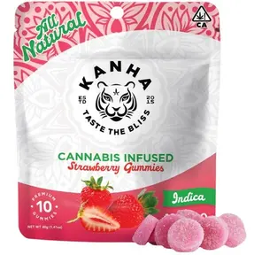 Kanha Gummies Strawberry 100mg