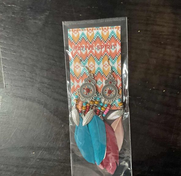 native spirit Feather Earrings $9