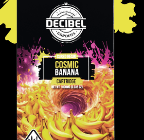 DECIBEL GARDENS- 1G CURED RESIN CART COSMIC BANANA