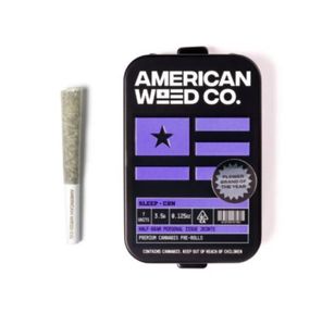 American Weed Co. Infused Pre-roll Pack Lavender Dream CBN 3.5g