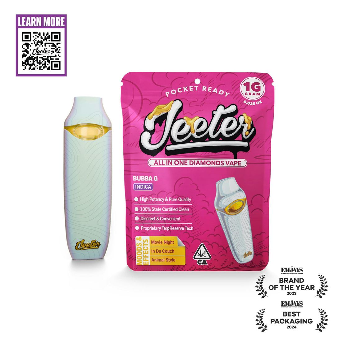 Jeeter - AIO Liquid Diamonds - 1g - Bubba G