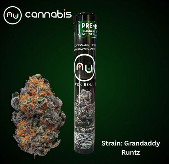 NuCannabis - Grand Daddy Runtz 1.25G - PRE ROLL