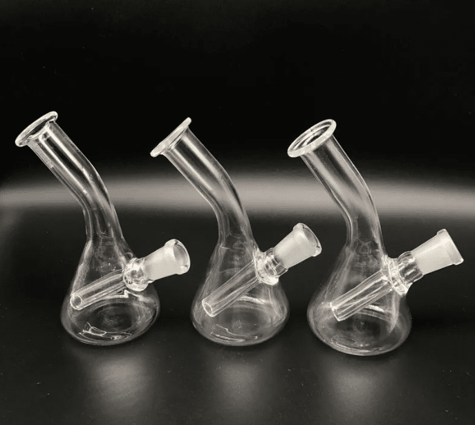 Bong - Mini 4" Glass Beaker Bong 10mm connection