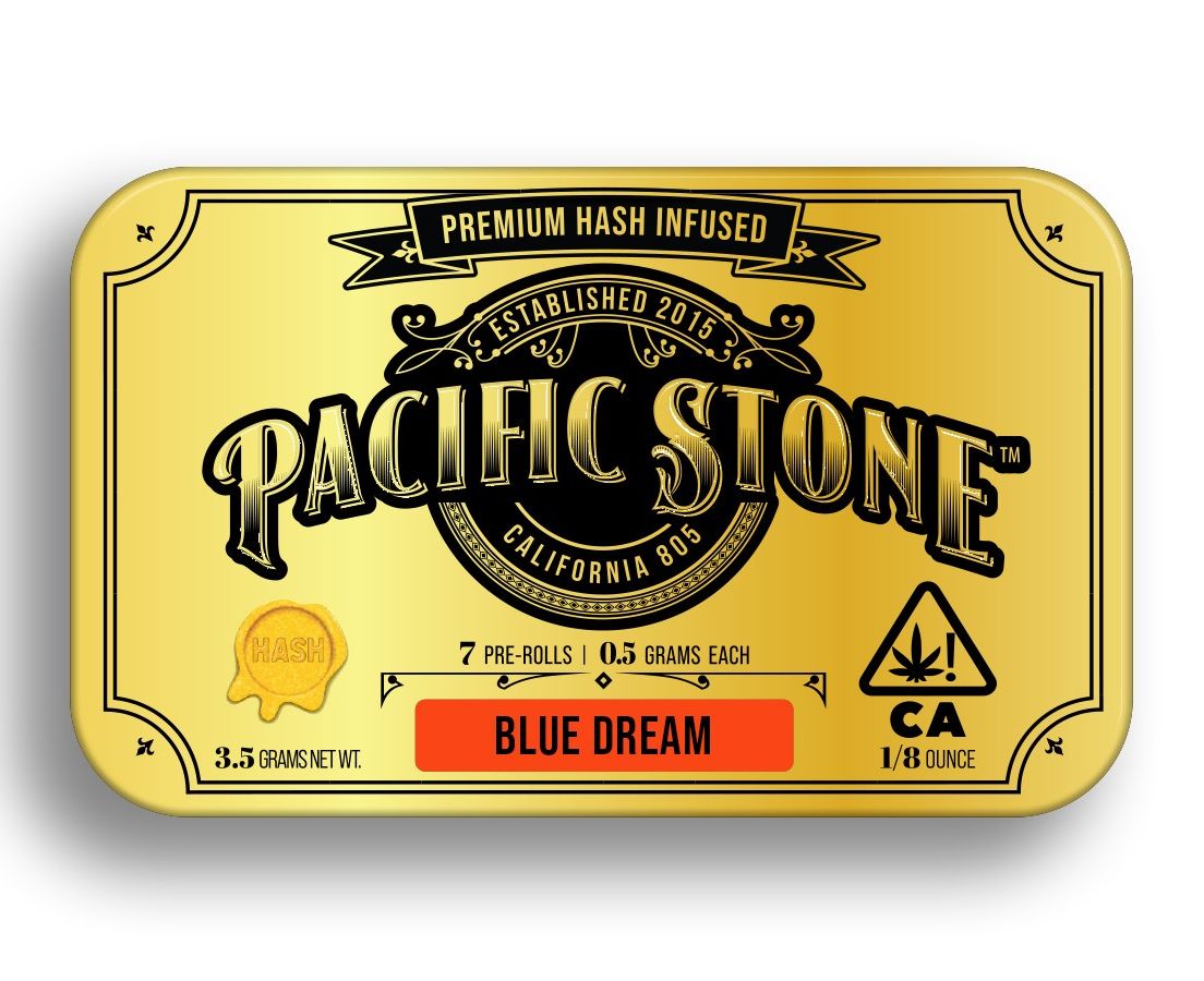 Pacific Stone Hash Infused Pre-roll 7pk Blue Dream 3.5g