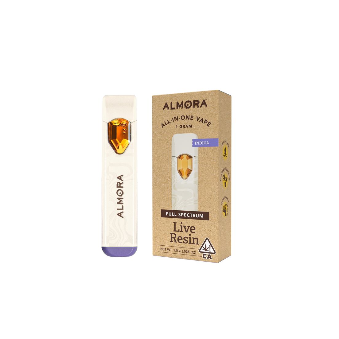 Almora - Live Resin AIO - 1g - Alien OG