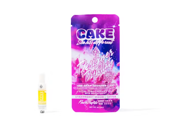 Cake - Strawberry Mochi 510 Vape Cartridge 1g