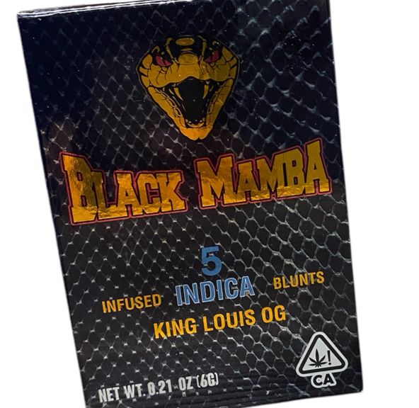 Black Mamba - King Louie - 5 Pack Infused Blunts 6 Grams