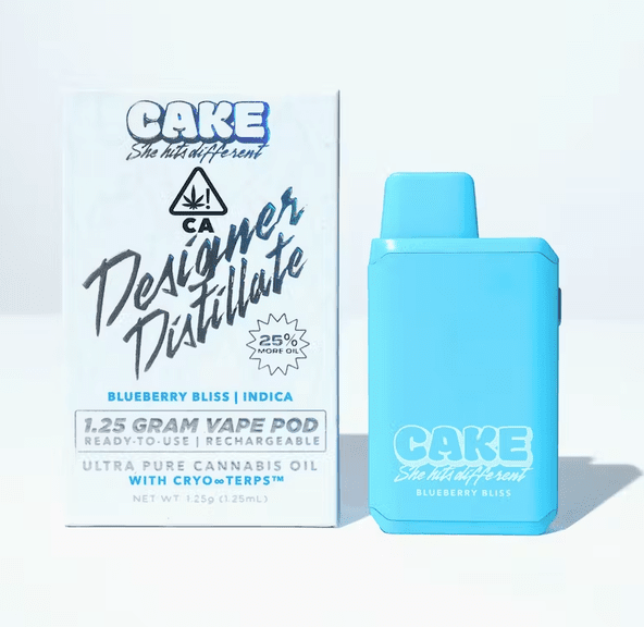 Cake - Blueberry Bliss Indica Designer Distillate 1.25g