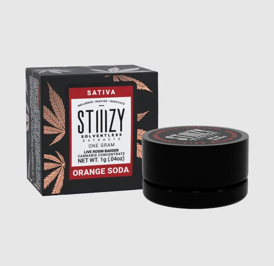 Stiiizy Live Rosin Badder Orange Soda 1g