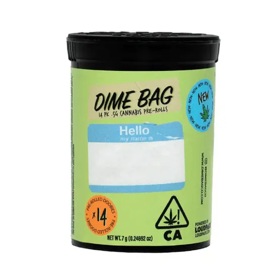 Dime Bag Pre-Roll 14pk Peanut Butter Mintz 7g