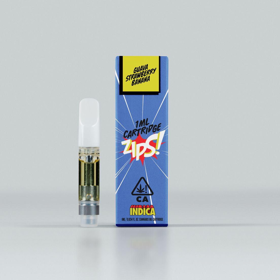 Guava Strawberry Banana 1ml Indica Cartridge