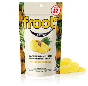 Froot Pineapple Express Gummies 100mg THC