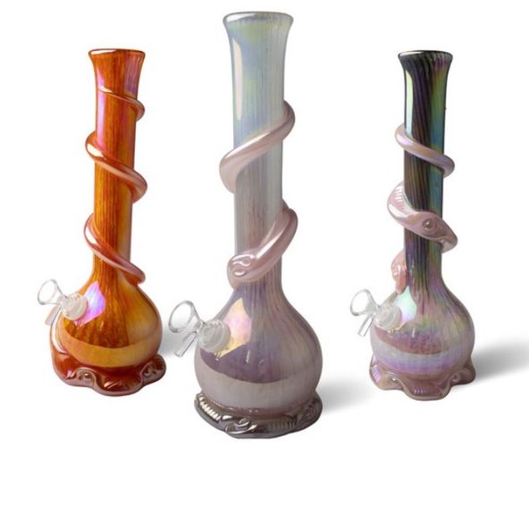 12" Wrapped Soft Glass Bong