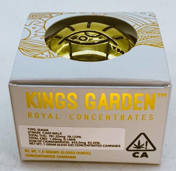 Cake Walk - 1g Sugar (THC 78%) by King's Garden