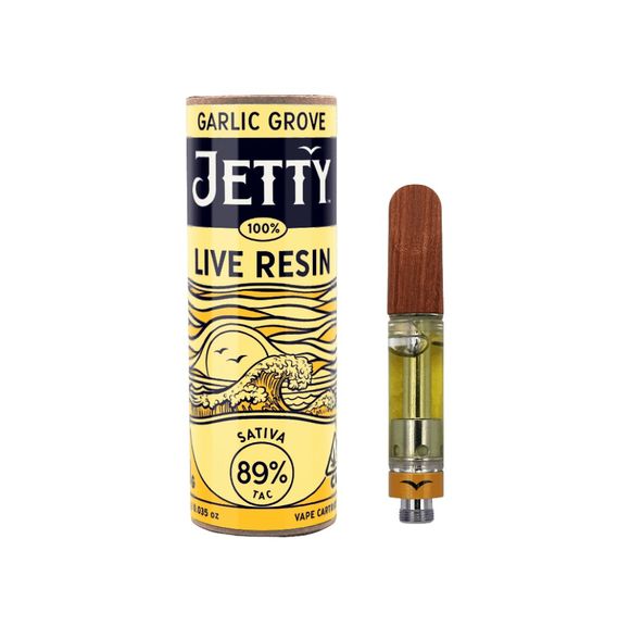 Jetty Live Resin Cartridge Garlic Grove 1g