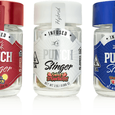 D. Punch Extracts .5g x 5pk Infused Stinger Pre Roll - The Z (H)