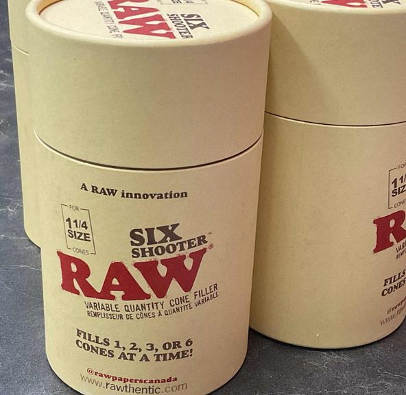 Raw six Shooter $20