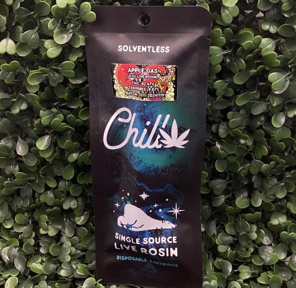 Chill - .5g Live Rosin Device - Apple Gas