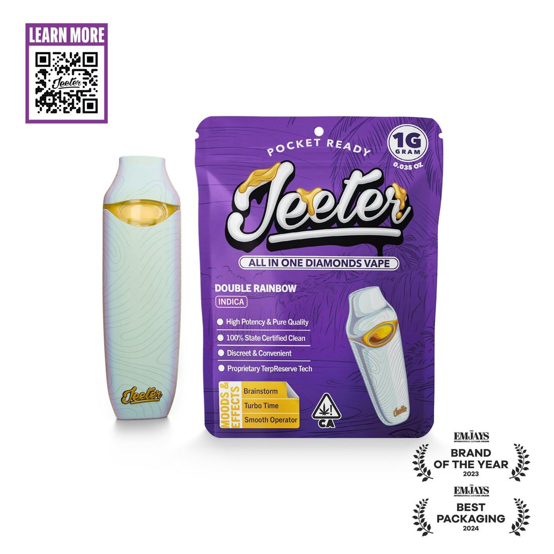 Jeeter - AIO Liquid Diamonds - 1g - Double Rainbow