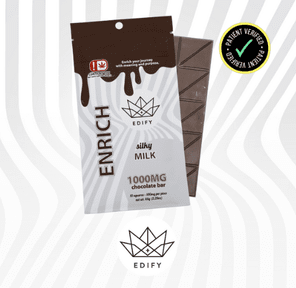 1000mg THC Milk Chocolate Bar