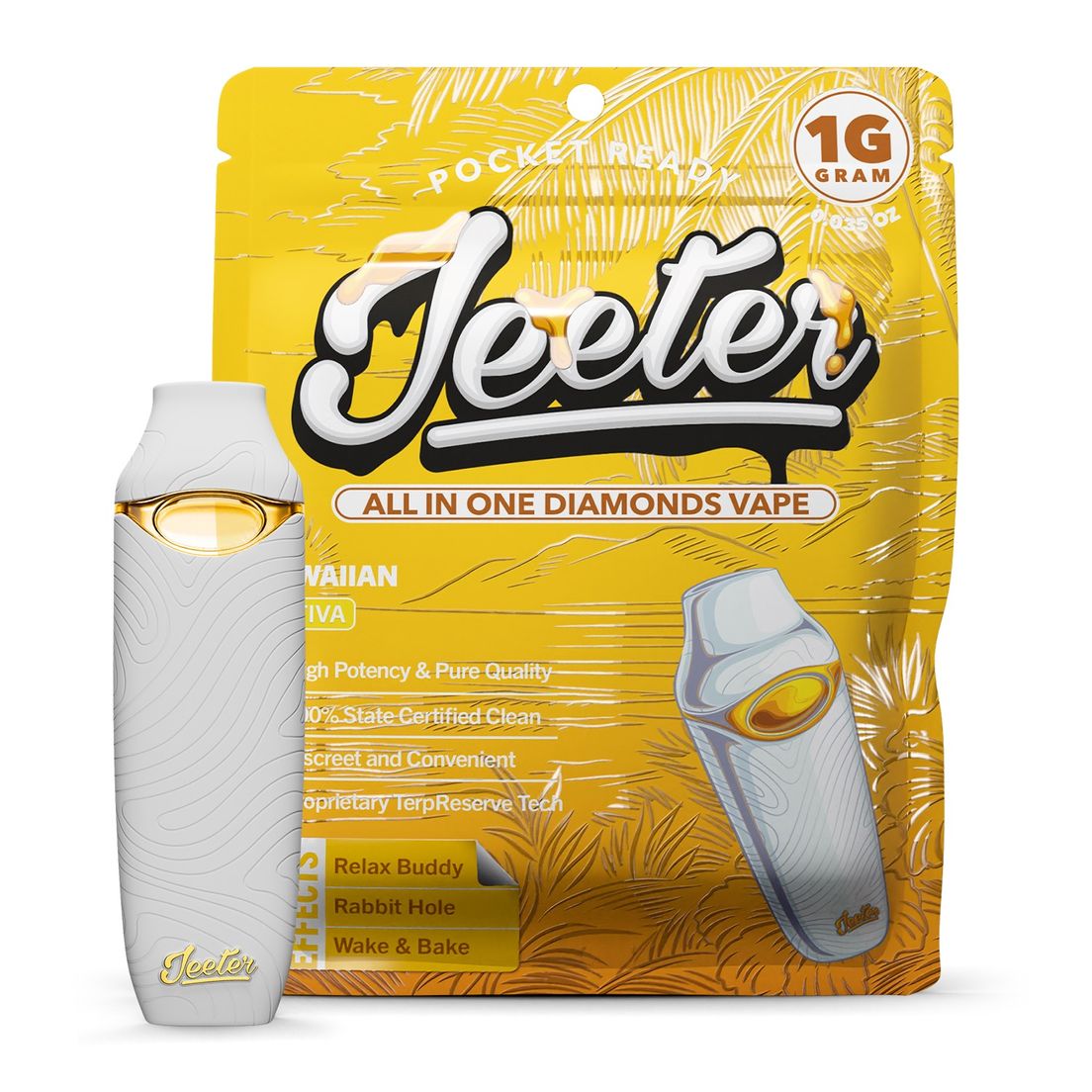 Jeeter- Hawaiian Liquid Diamond AIO 1g (S)