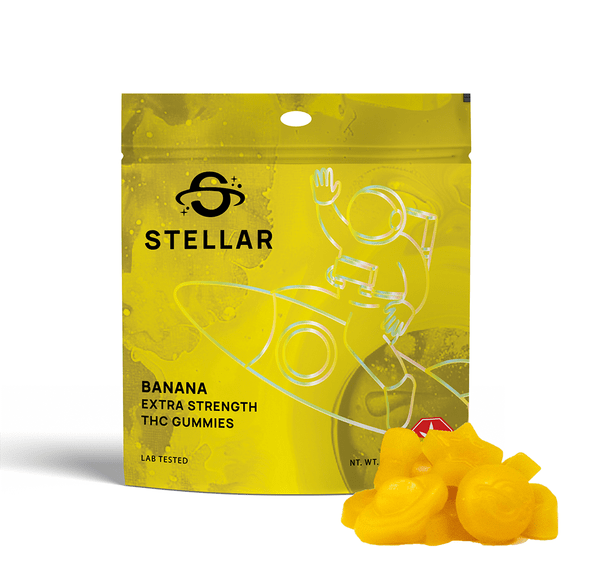 1000mg Banana Blast Gummies by Stellar Treats