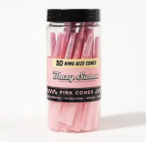 BLAZY SUSAN 50 CT KING SIZE PINK CONES