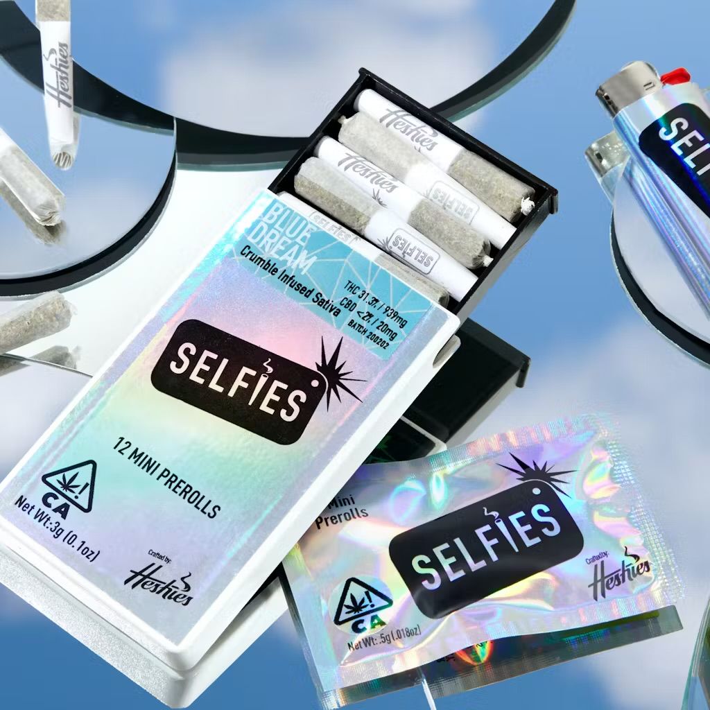 SELFIES - Infused Preroll 12 Pack (3g) - Blue Dream