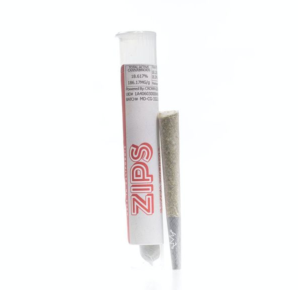 1. Zips by Crown Genetics 1g Pre Roll - Mango Dream (S)