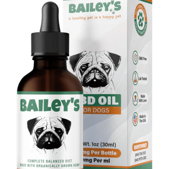 BAILEY'S CBD OIL FOR DOGS 300MG