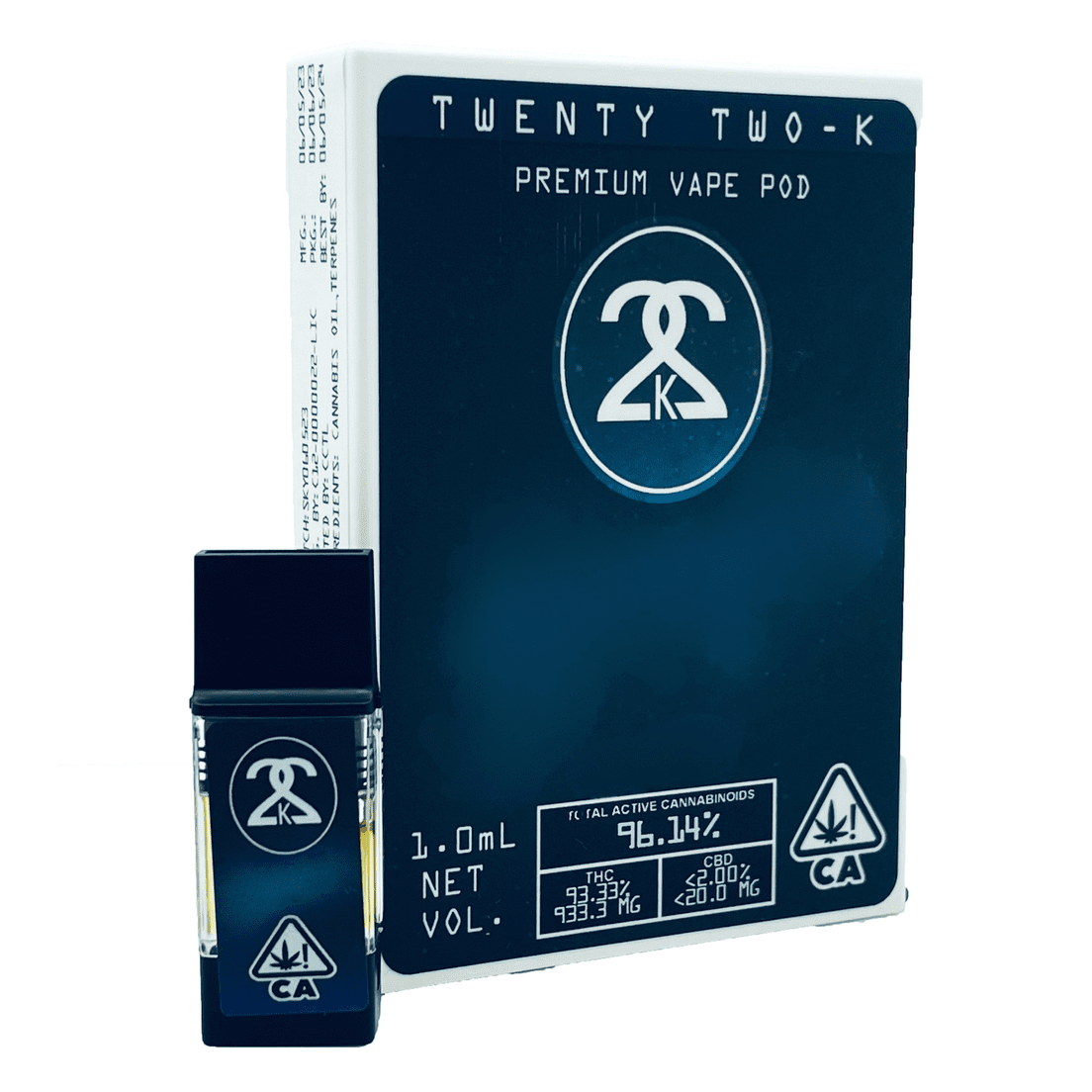 22K | Pod | 1g | Distillate | Papaya Tangie | PlugPlay Compatible