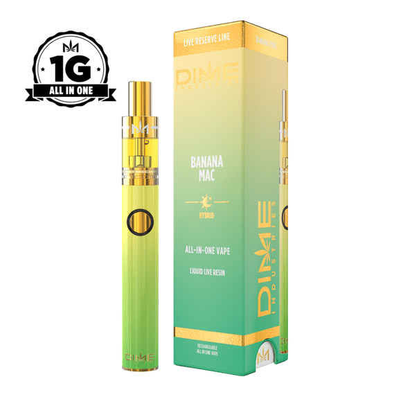 Dime Live Reserve - Banana Mac - 1000mg All-in-One (Hybrid)