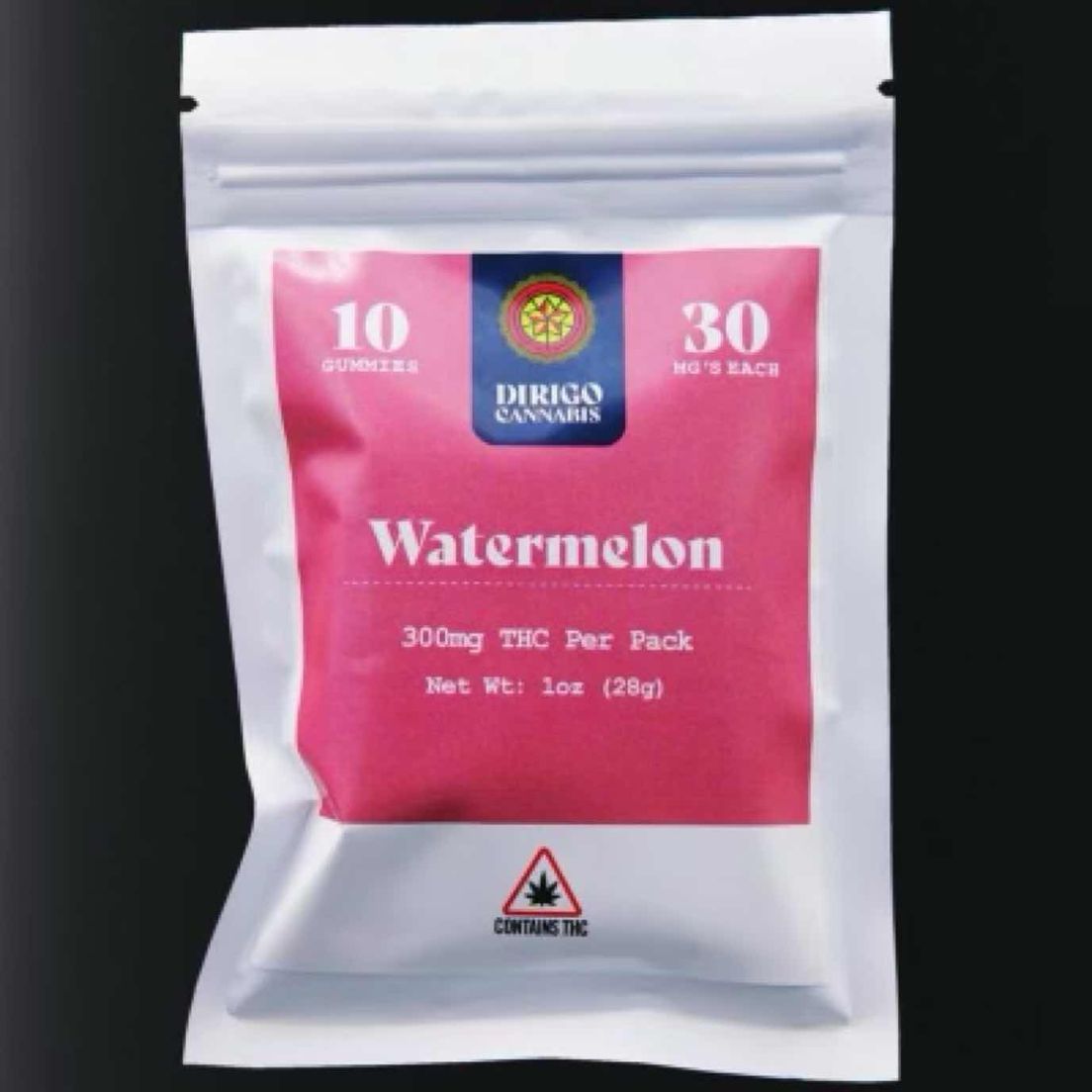300mg Watermelon Gummies | Dirigo Cannabis