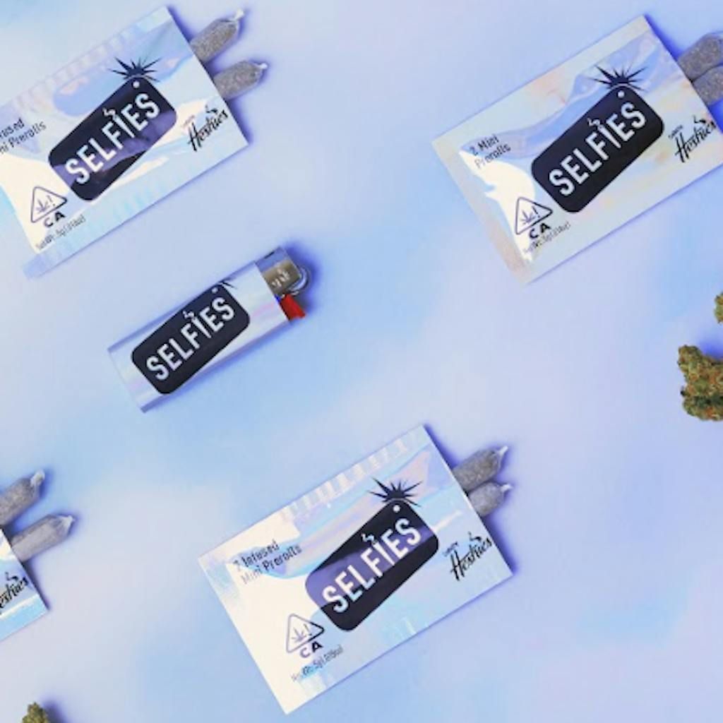 SELFIES - 2 Pack (.5g ) Infused Preroll - Ice Cream Cake