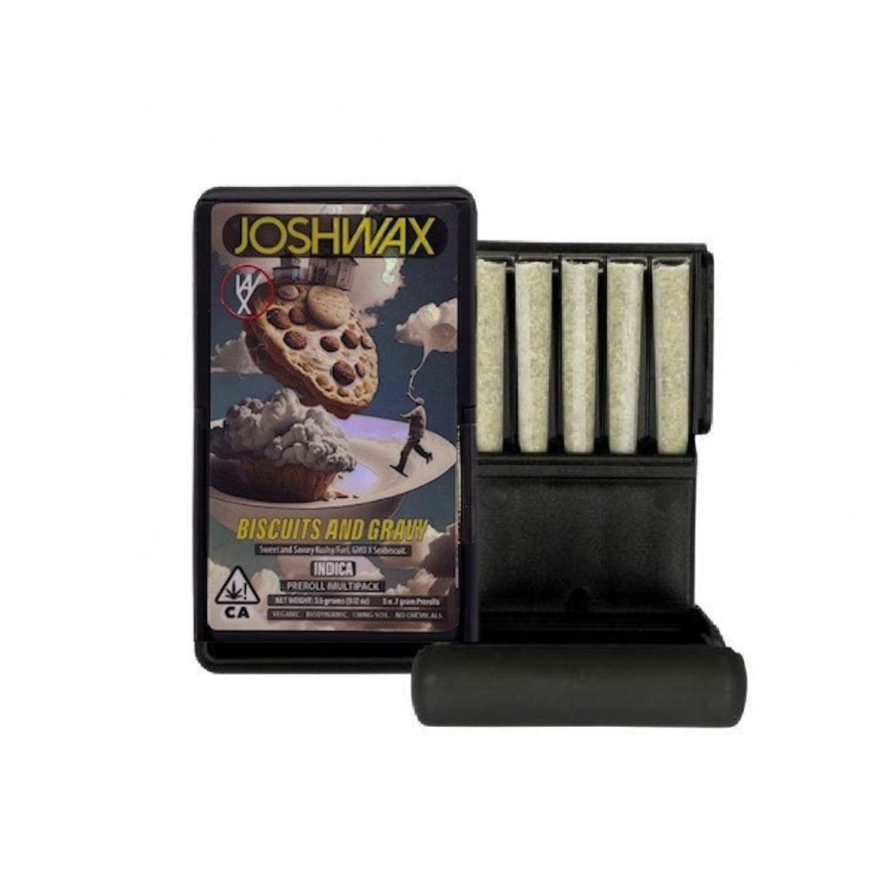 JoshWax- Biscuits & Gravy Prerolls 5pk 3.75g (I)