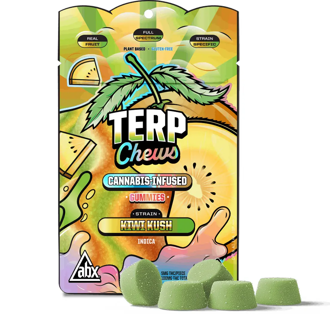 ABX - Kiwi Kush Terp Chews - 100mg