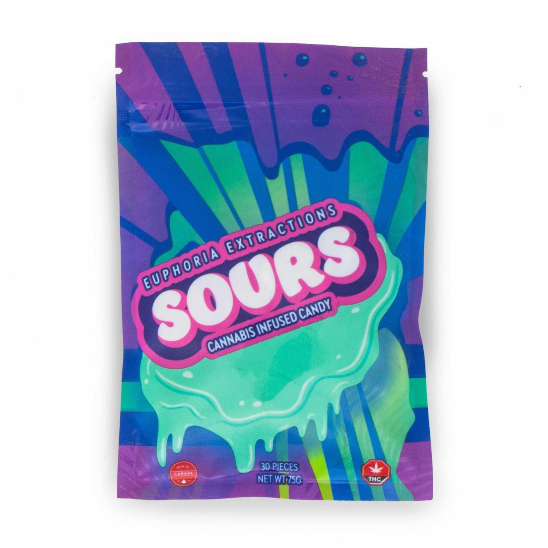 Euphoria Sours Gummies 150mg $16