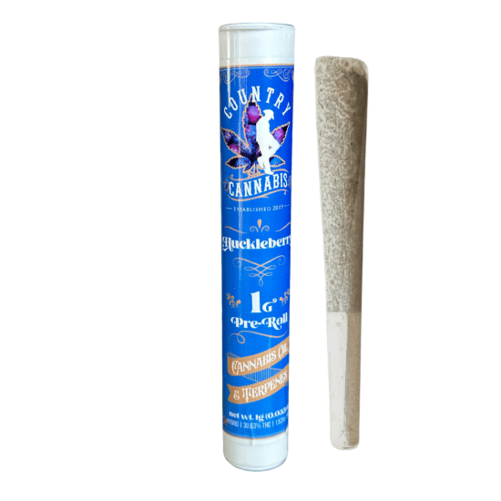 Country Cannabis - 1g Infused Pre-Roll - Huckleberry (Hybrid)