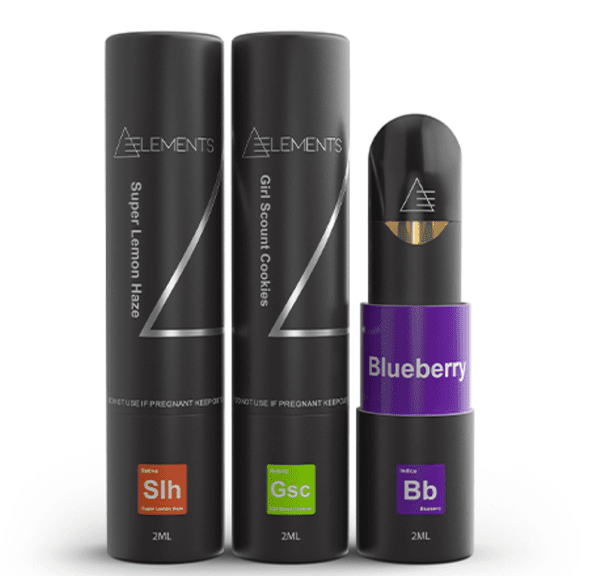 2ML Disposable Pen Sativa Super Lemon Haze by Elements