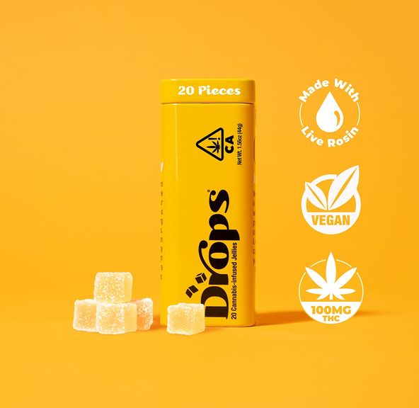 Drops 20pk Lemon Gummies 100mg