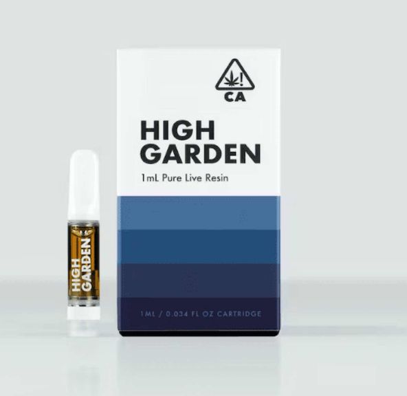 High Garden - Blueberry Skunk (1ml Pure Live Resin Cartridge) 1g